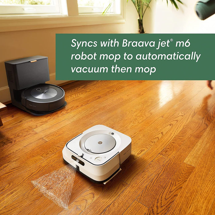 iRobot Roomba j7+ 7550 Wi-Fi Connected Self-Emptying Robot Vacuum (J755020)