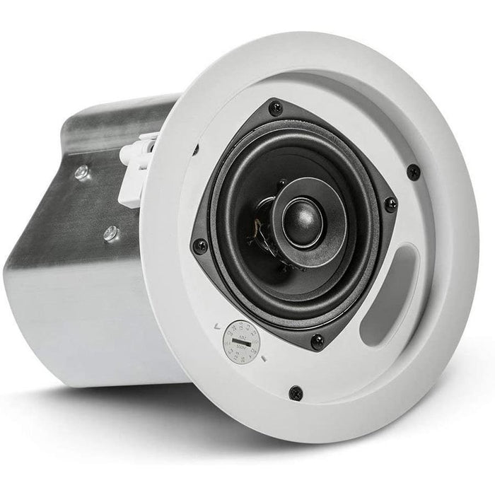 JBL Professional Control 14C/T 4" Coaxial Ceiling Loudspeaker (Pair), White