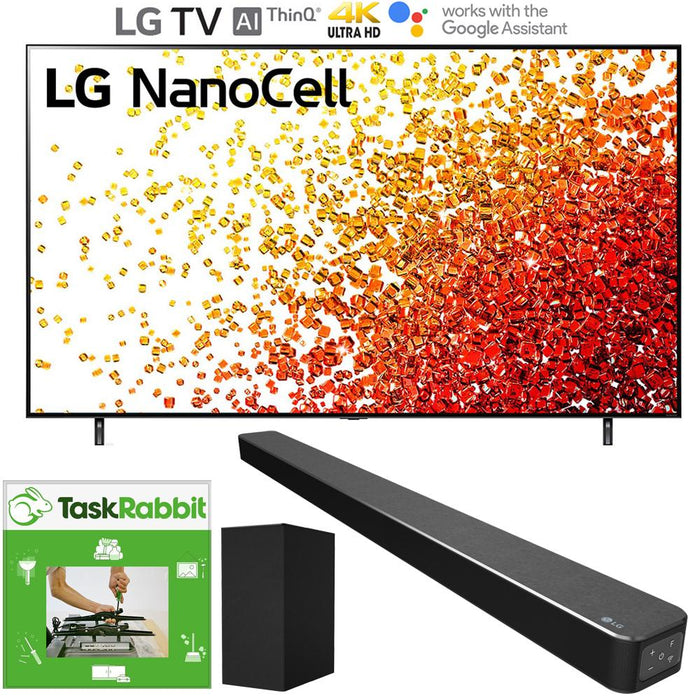LG 86NANO90UPA 86" HDR 4K UHD Smart NanoCell LED TV 2021 + SN6Y Soundbar Bundle