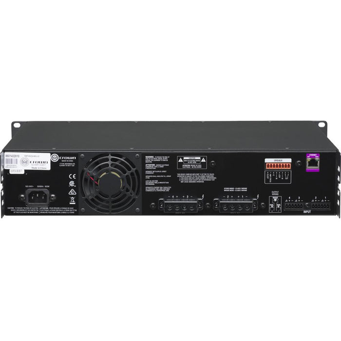 Crown CDI DriveCore 4x600-Watt Analog 4-Channel Power Amplifier CRN-CDI4X600VMUS