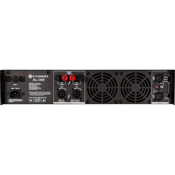 Crown XLi3500 2-channel, 1350-Watt at 4ohm Power Amplifier NXLI3500-0-US