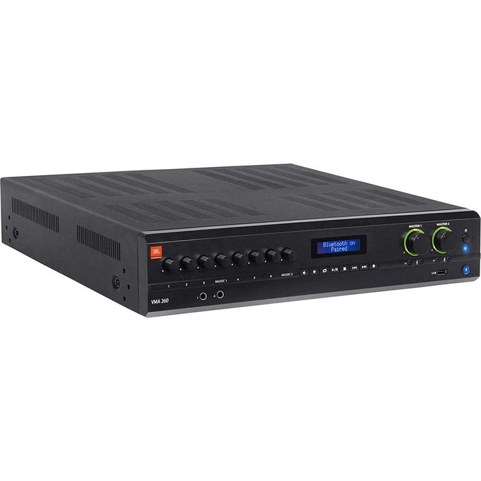 JBL VMA260 Commercial Series 8-Input 2x60W Bluetooth-enabled Mixer / Amplifier