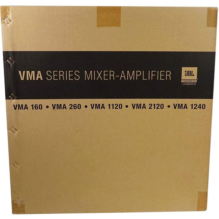 JBL VMA260 Commercial Series 8-Input 2x60W Bluetooth-enabled Mixer / Amplifier
