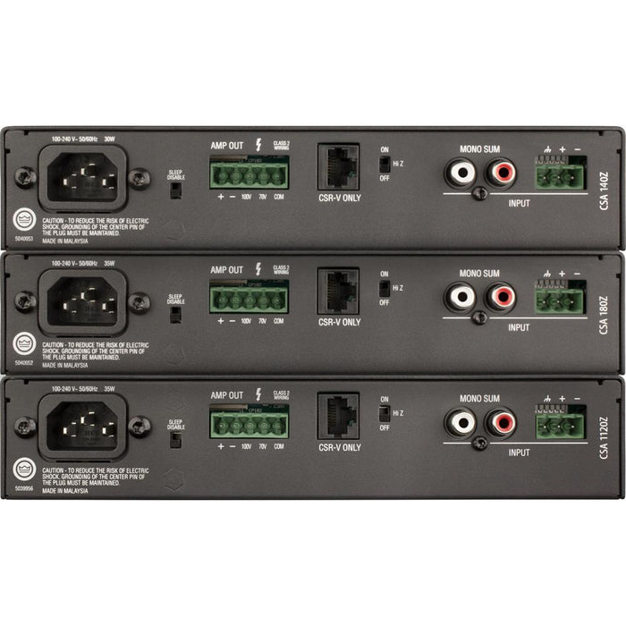 JBL Professional CSA140Z Commercial Series 40W Power Amplifier NCSA140Z-U-US