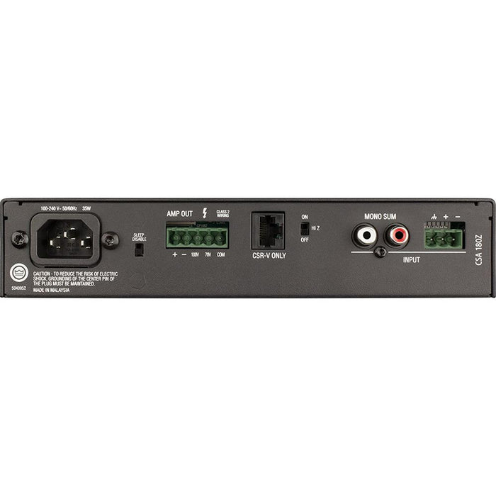 JBL Professional CSA180Z Commercial Series 80W Power Amplifier NCSA180Z-U-US
