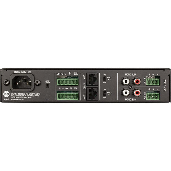 JBL CSA2120Z Commercial Series 2-Channel 120W Power Amplifier NCSA2120Z-U-US
