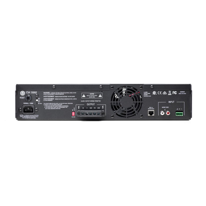 JBL CSA 1300Z Commercial-Grade Power Amplifier, Compact Design - NCSA1300Z-0-US