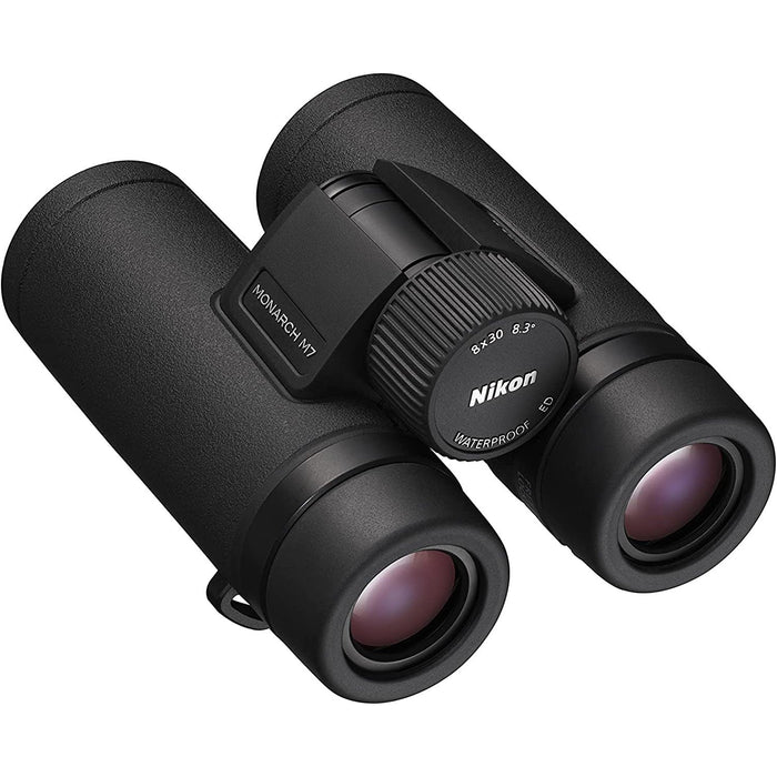 Nikon Monarch M7 Binoculars, 8x30, ED Lenses, Water/Fog Proof - 16763