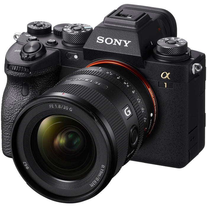 Sony Alpha 1 Full Frame Mirrorless Camera Kit + 20mm F1.8 G Lens SEL20F18G Pro Bundle