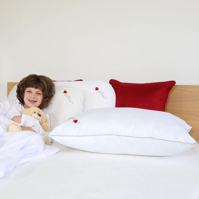I Love Pillow Cumulus Gel-Coated Fiber Queen-Size Pillow 4 Pack