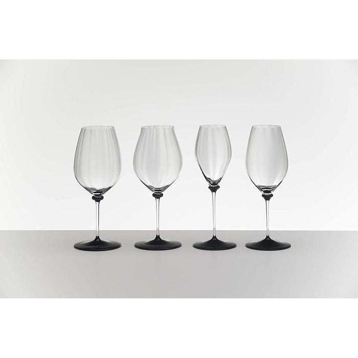 Riedel 4884/28N Fatto A Mano Performance Champagne Glass, Black Base (Set of Two)