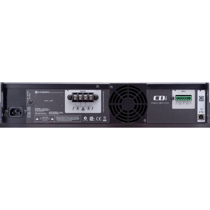 Crown CDi 2000 Power Amplifier, Two Channels, 800W, 70V/140V - NCDI2000VM