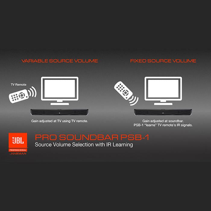 JBL Pro 2.0 Channel Commercial-Grade Active Soundbar (PSB-1)