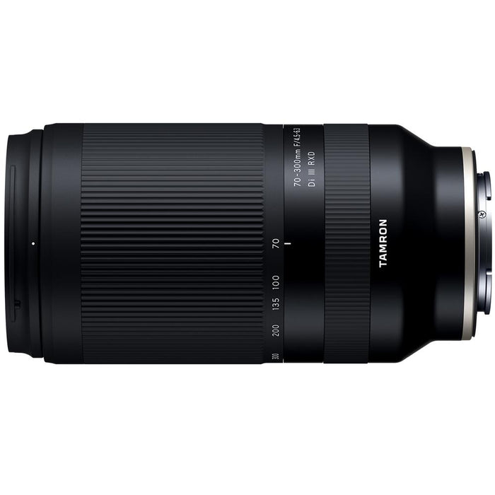 Tamron 70-300mm F/4.5-6.3 Di III RXD Lens A047 for Sony E-mount+Lexar 64GB Card