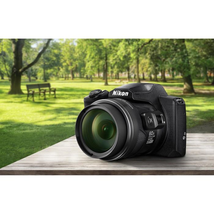 Nikon COOLPIX B600 16MP 60x Optical Zoom Digital Camera w/ Built-in Wi-Fi - Black