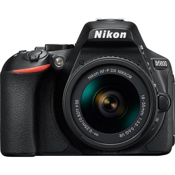 Nikon D5600 24.2MP DX-Format Digital SLR Camera w/ AF-P 18-55mm f/3.5-5.6G VR Lens Kit