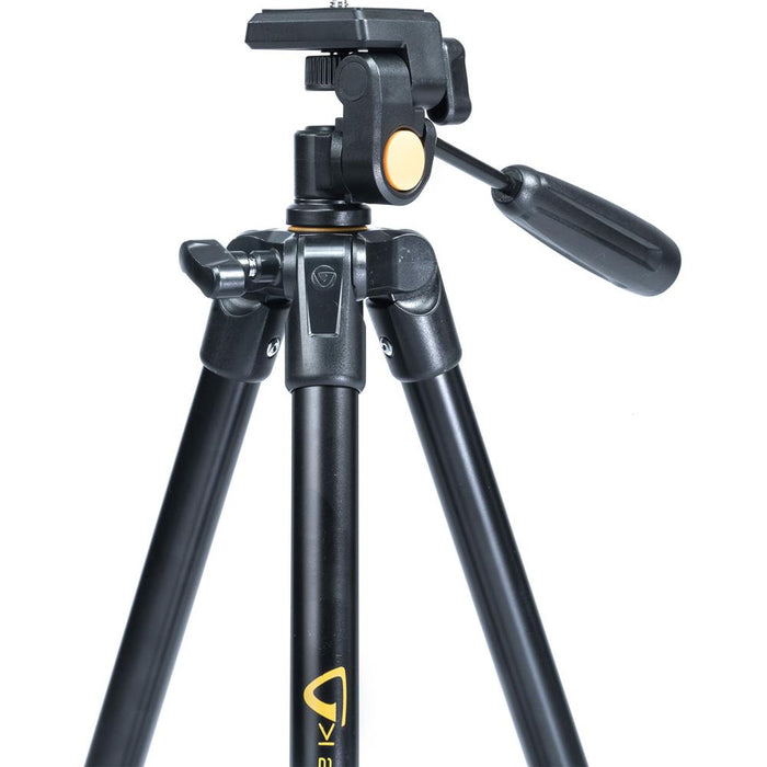 Vanguard VK 203AP 60-Inch Video & Photography Tripod with 3-Way Pan Head & Arm - Open Box
