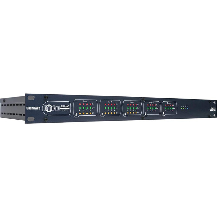 BSS Soundweb London BLU-100 1RU Rack Mount 12x8 Signal Processor with BLU Link