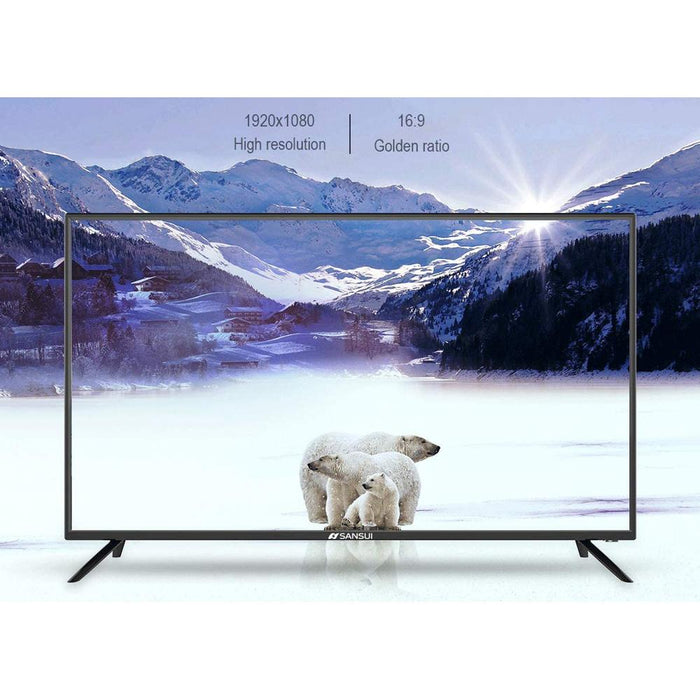 Sansui S40P28F 40-Inch 1080p FHD DLED TV with Deco Home 60W Soundbar Bundle