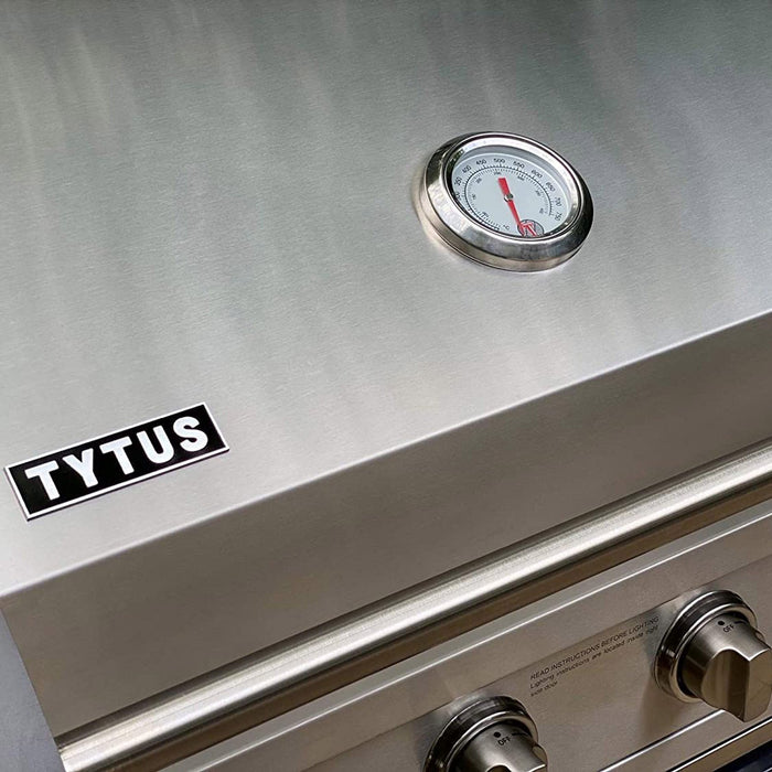 Tytus Propane Outdoor Island Grill, Charcoal Grey/Stainless Steel (TI400PCCLP-3.0.2)