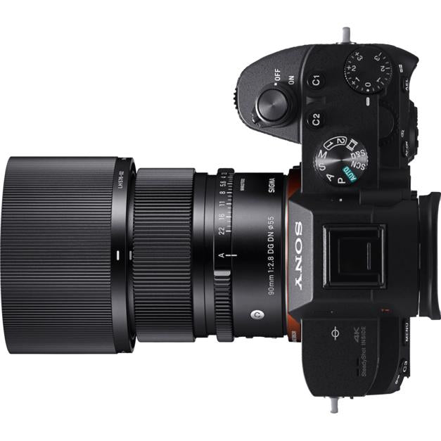 Sigma 90mm F2.8 DG DN Contemporary Lens for Sony E-Mount Full Frame Mirrorless Bundle