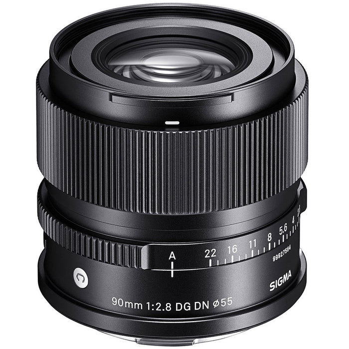Sigma 90mm F2.8 DG DN Contemporary Lens for Sony E-Mount Full Frame Mirrorless Bundle