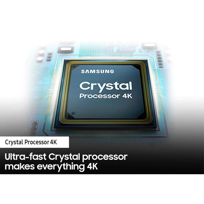 Samsung 85 Inch 4K Crystal UHD Smart LED TV 2021 with Premium Protection Plan