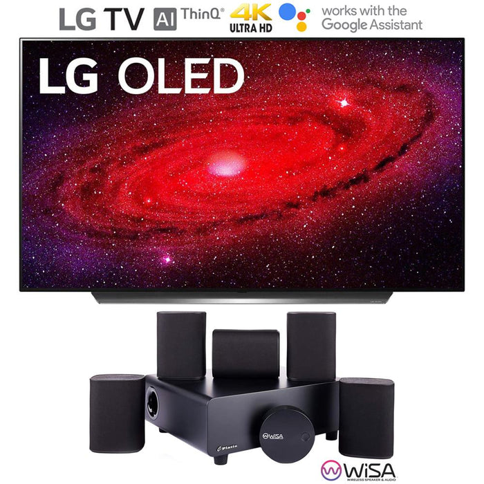 LG OLED65CXPUA 65" CX 4K Smart OLED TV + Platin Speaker System w/WiSA Technology
