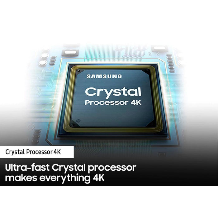 Samsung 85" 4K Crystal UHD Smart LED TV 2021 with TaskRabbit Installation Bundle