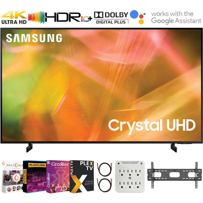 Samsung 85" 4K Crystal UHD Smart LED TV 2021 + Movies Streaming Pack