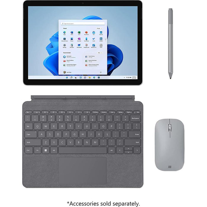 Microsoft Surface Go 3 10.5" Touch Tablet Pentium Gold 8GB and Keyboard Bundle