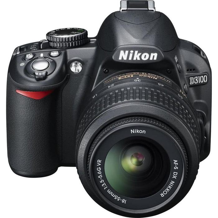 Nikon D3100 14.2MP / 1080P Digital SLR Camera with 18-55mm VR Lens (Refurbished)