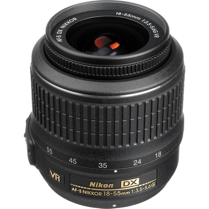 Nikon D3100 14.2MP / 1080P Digital SLR Camera with 18-55mm VR Lens - (Renewed)