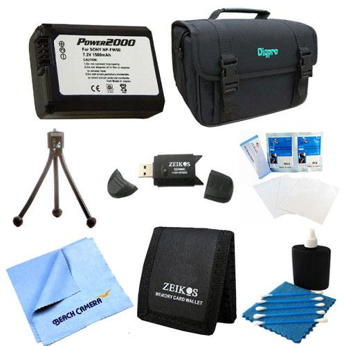 Special Loaded Value NP-FW50 Battery Kit for Sony NEX-5N, NEX-7