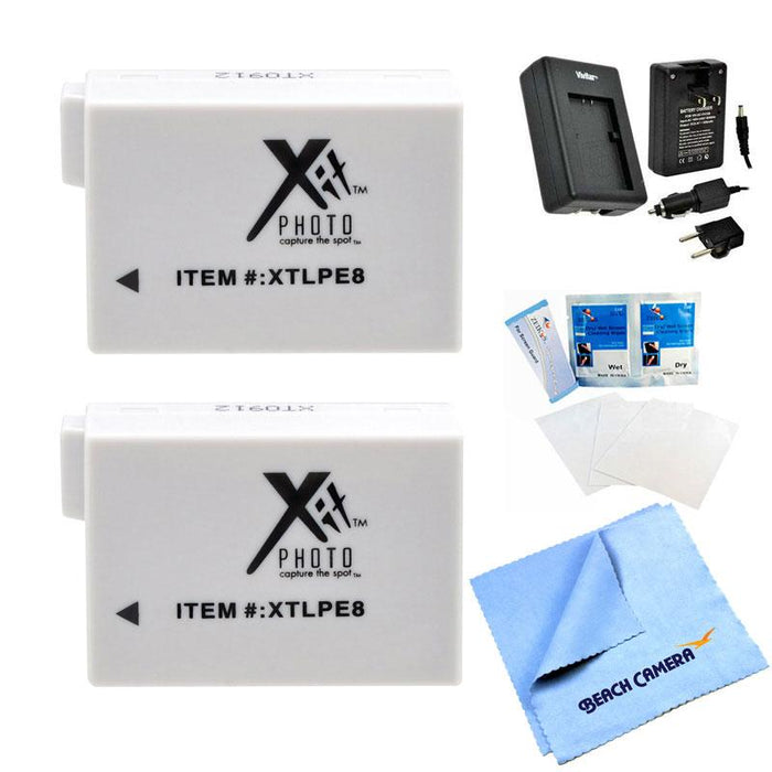 Special 2 Battery Pack Kit for Canon EOS T2i, T3i, T4i, and T5i