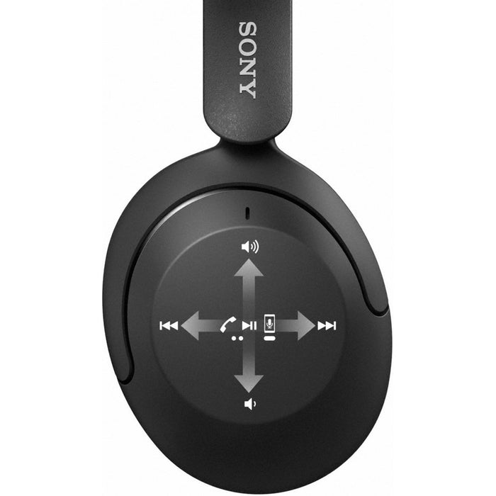 Sony WH-XB910N Wireless Over-Ear Noise Cancelling Headphones, Black + Power Bundle