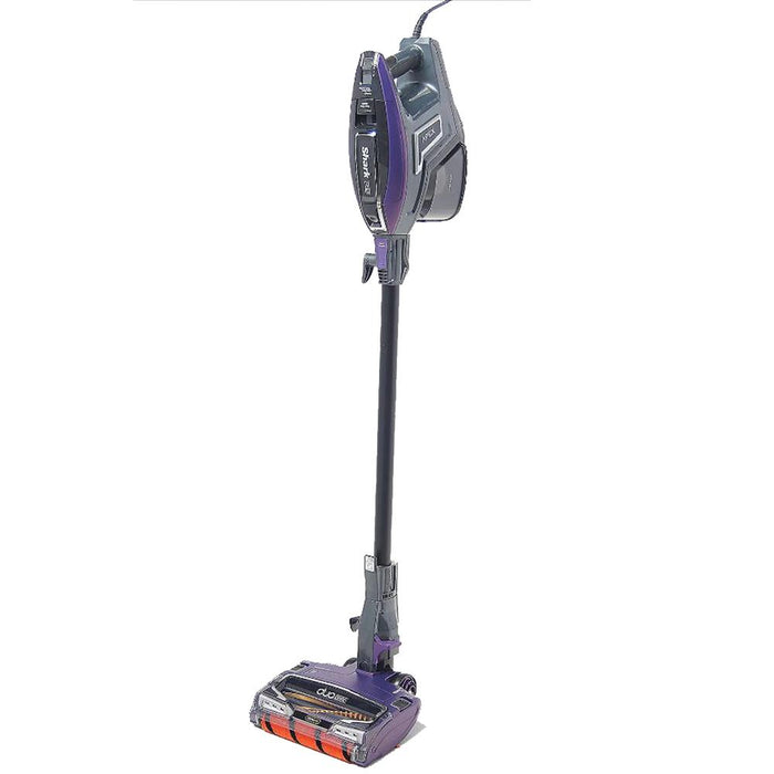 Shark APEX Corded Stick Vacuum with DuoClean and Self-Cleaning Plum - Renewed