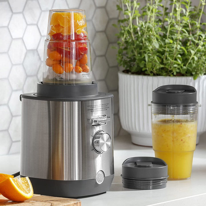 GE 16-Ounce Blender with Personal Cups - G8BCAASSPSS
