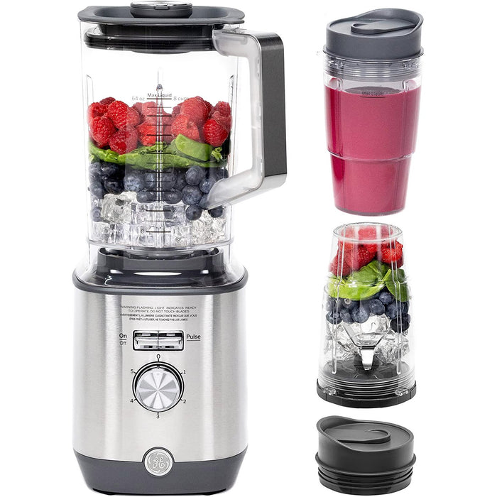 GE 16-Ounce Blender with Personal Cups - G8BCAASSPSS