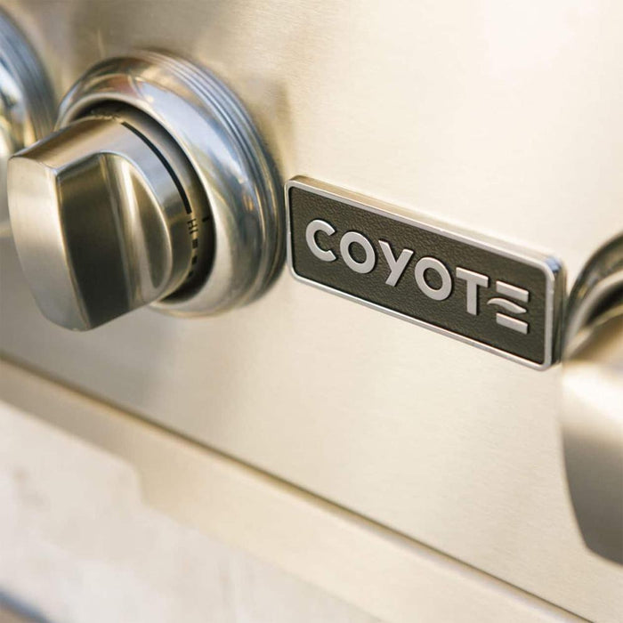 Coyote C-Series 28" Liquid Propane 40,000 BTU Outdoor Grill w/ Warranty Bundle