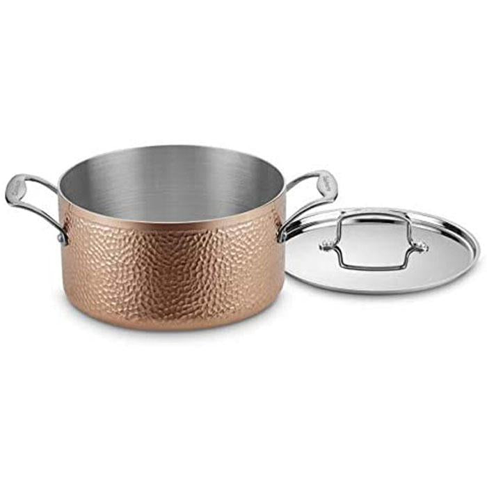 Cuisinart Hammered Collection 9-Piece Cookware Set - Copper (HCTP-9)