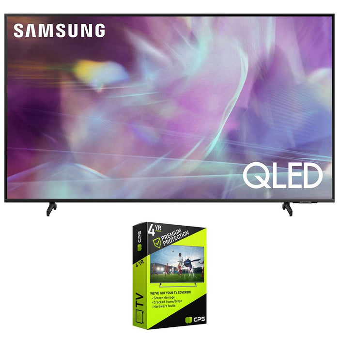 Samsung 50 Inch QLED 4K UHD Smart TV (2021) + Premium Warranty Bundle