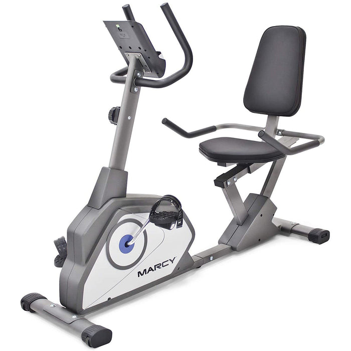 Marcy Magnetic Resistance Recumbent Excercise Bike, 8 Resistance Levels - NS-40502R