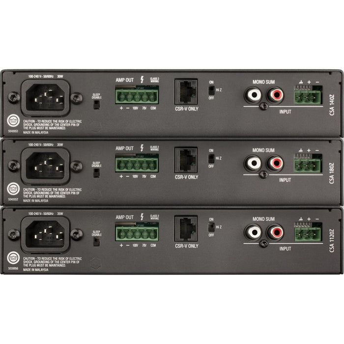 JBL Professional CSA180Z Commercial Series 80W Power Amplifier + 1 Year Warranty