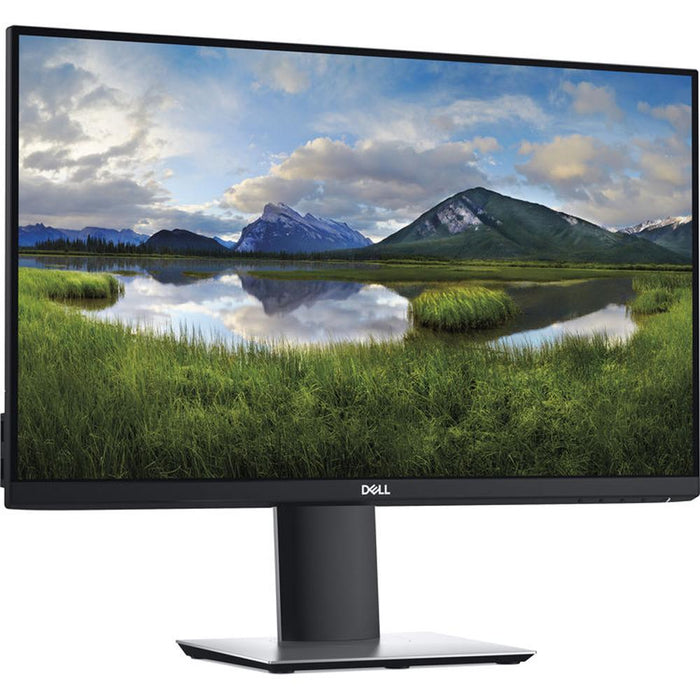 Dell P2419H 24" 1920x1080 Ultrathin Bezel IPS Monitor (Renewed) + Protection Pack