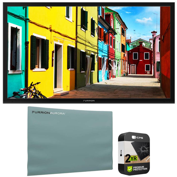 Furrion FDUP55CBS 55" Partial Sun 4K UHD Outdoor TV w/ Cover + Premium Warranty