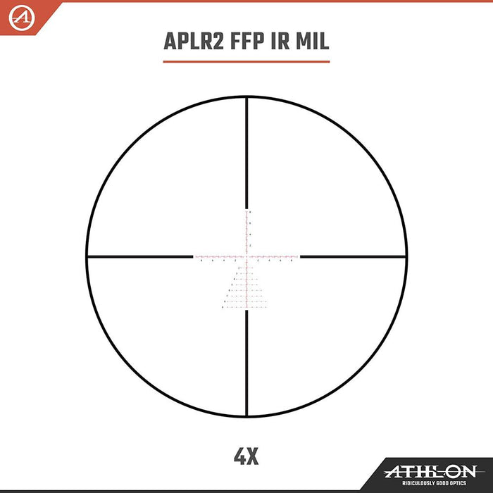 Athlon Optics Talos BTR 4-14x44 First Focal Plane Riflescope APLR2 FFP IR MIL +Warranty Bundle
