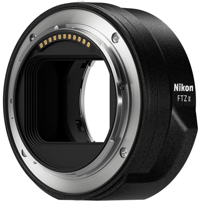 Nikon 4264 FTZ II Lens Mount Adapter for F-Mount to Z-Mount w/ Accessories Bundle
