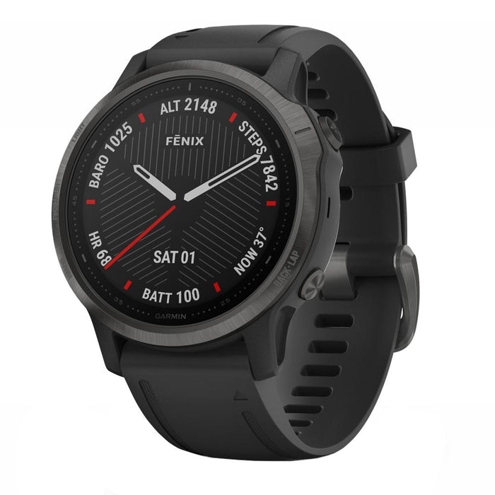 Garmin Fenix 6S Sapphire Multisport GPS Smartwatch Carbon Gray + 2 Year Warranty
