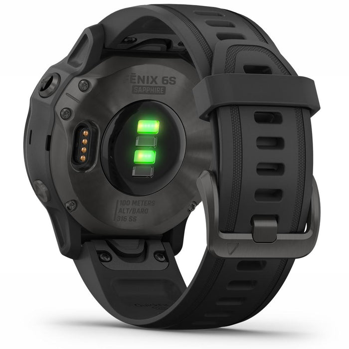 Garmin Fenix 6S Sapphire Multisport GPS Smartwatch Carbon Gray + 2 Year Warranty